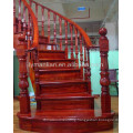 maple wooden staircase handrails